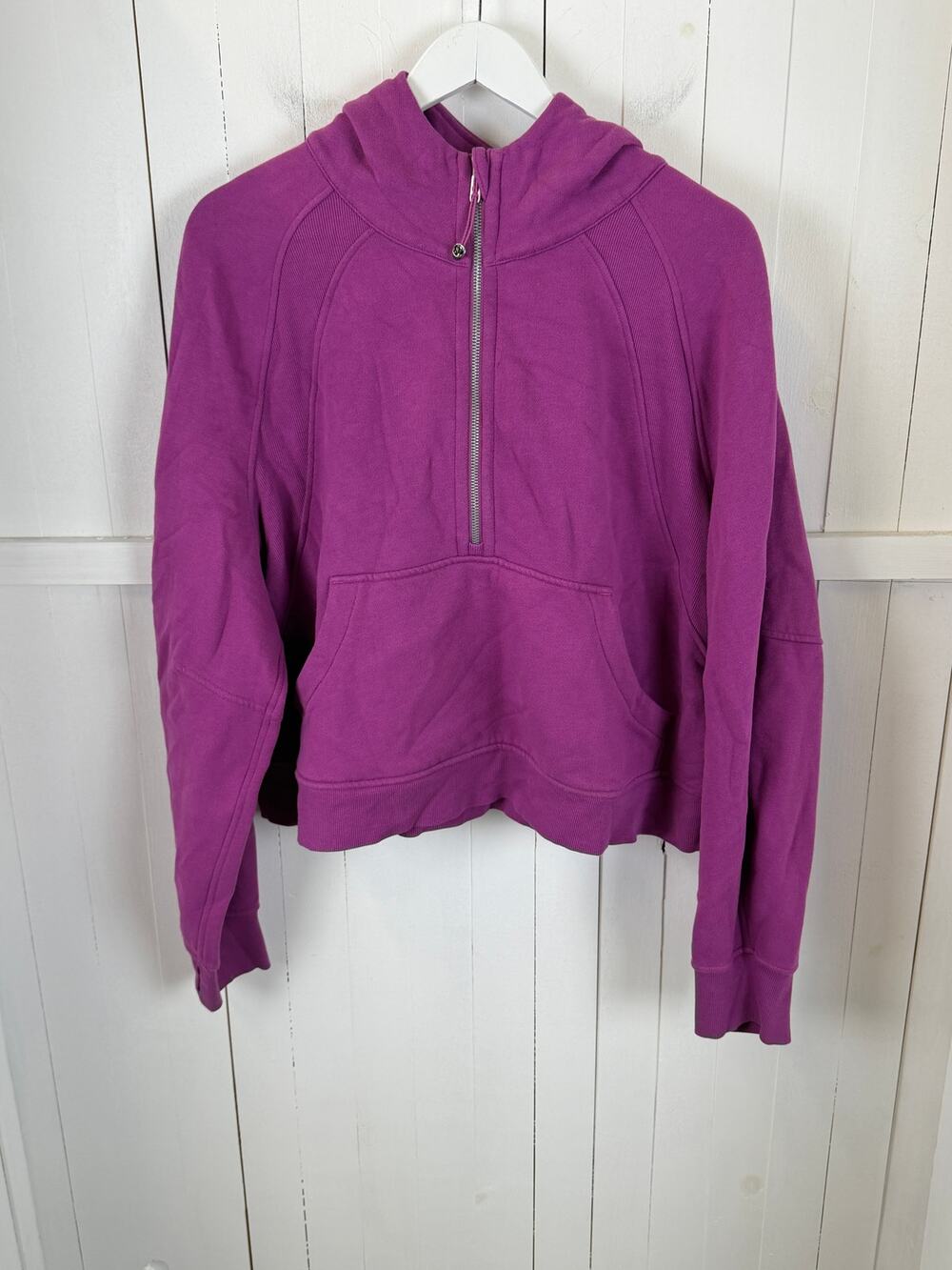 Lululemon Purple Cotton Blend Pullover Hoodie Women’s XL